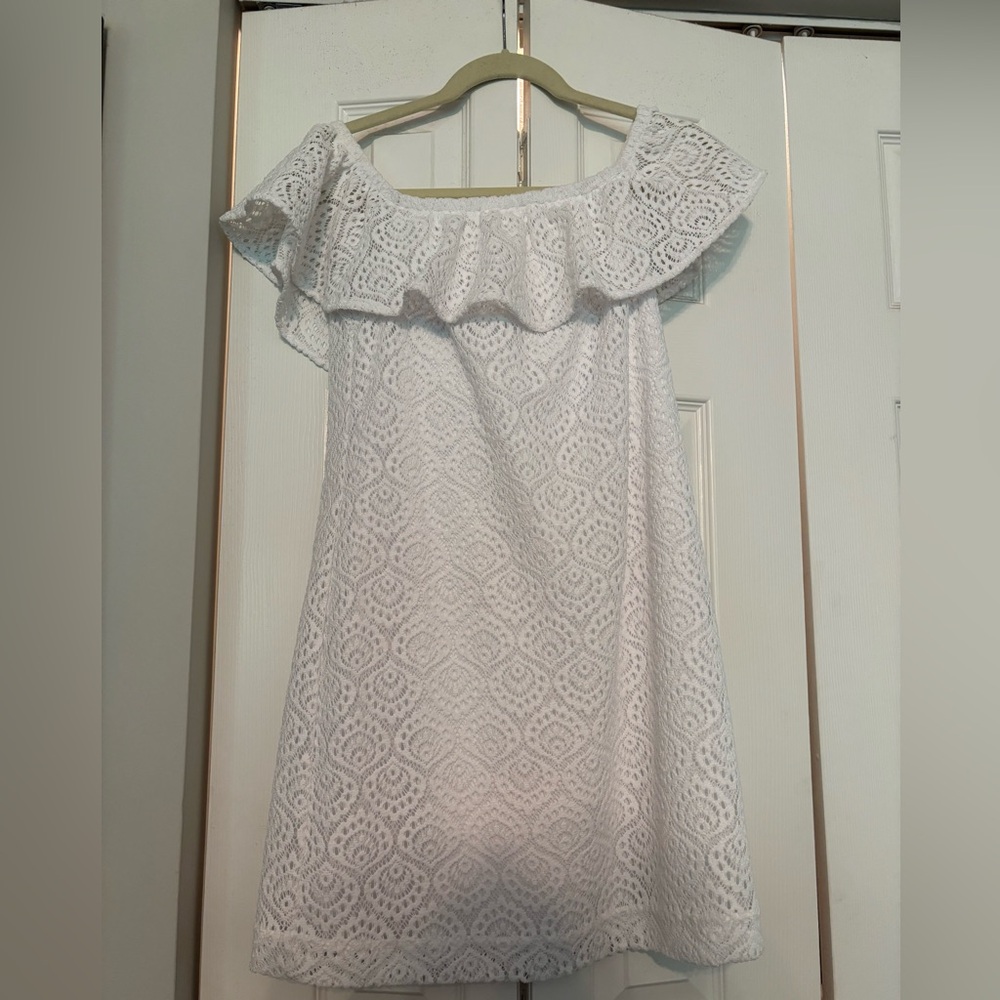 Lilly Pulitzer White Lace Dress